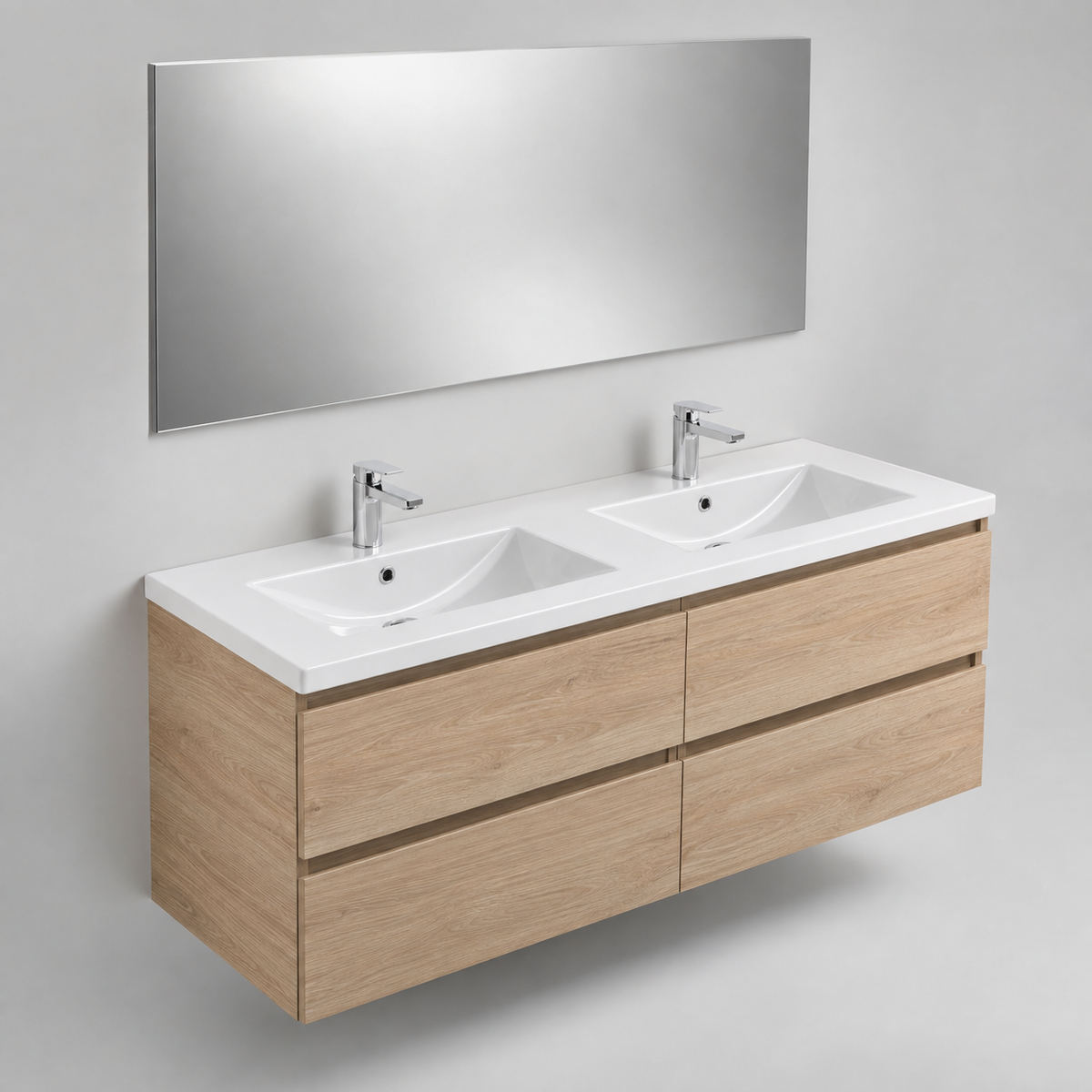Doppelwaschtisch 150 cm – originale Detailansicht